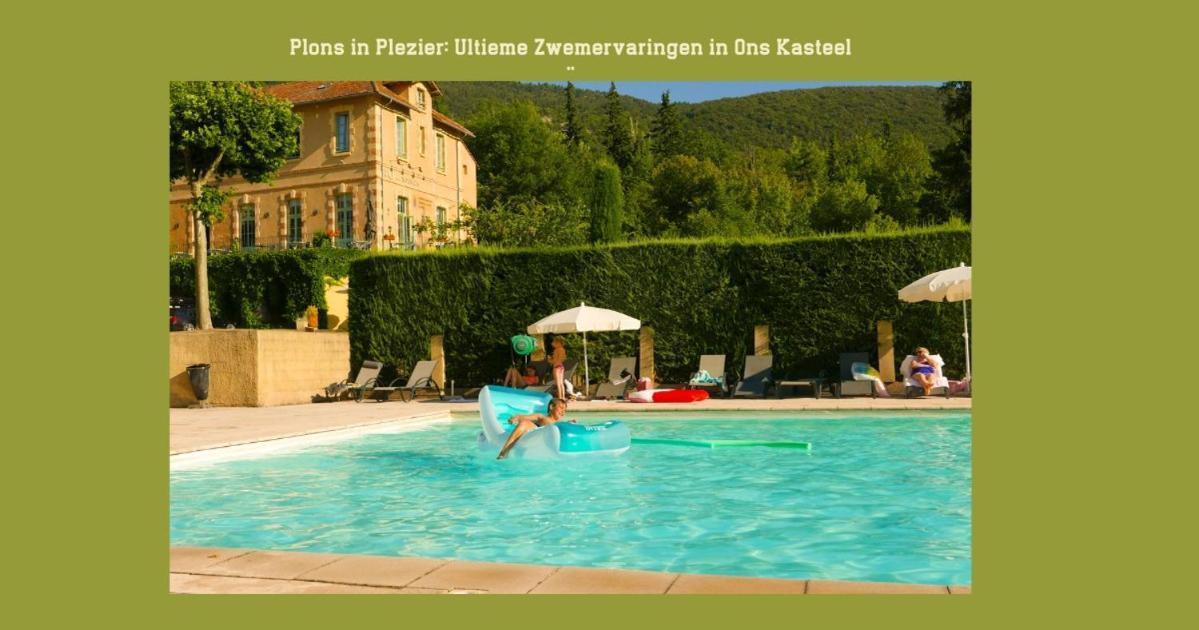 Chateau Des Gipieres Bij De Mont Ventoux Монбрен-ле-Бен Экстерьер фото